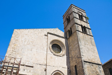 Fototapeta na wymiar Church of St Pancras. Tarquinia. Lacjum. Włochy.