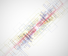 Abstract bright technology dynamic fade background