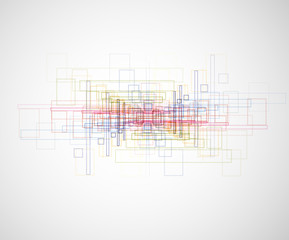 Abstract bright technology dynamic fade background