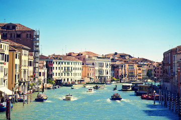 View of Canal Grande in Venice