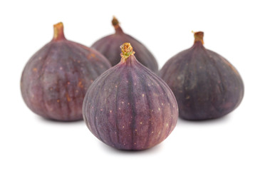 Ripe purple fig fruits