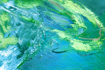 Fototapeta na wymiar Abstrakcyjne malarstwo olejne na płótnie, ilustracja, tło