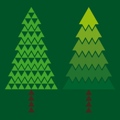 Tannenbaum aus ecken