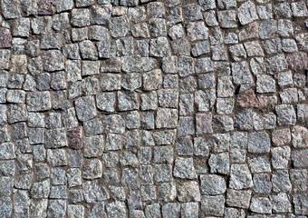 Granite paving