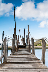 Fototapeta premium Gangway over the water