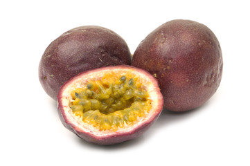 Passion fruits with pulp