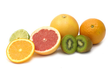 Fototapeta na wymiar citruses; Object on a white