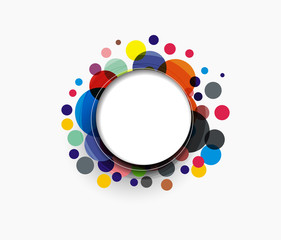 Abstract  circles background