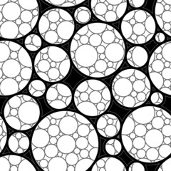 Naklejka premium Seamless circle pattern