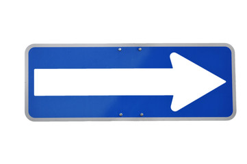 Schild Einbahnstraße