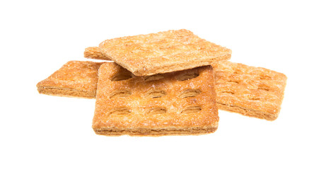 sweet cookies isolated on a white background