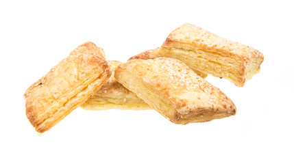 sweet cookies isolated on a white background