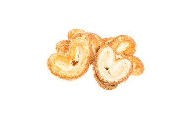 sweet cookies isolated on a white background