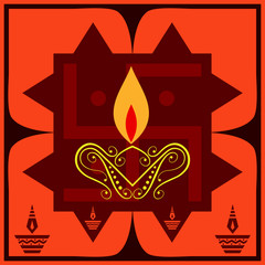 Diwali Card Design