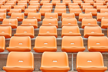 Fototapeta premium Siedziska stadionowe