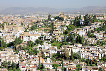 Fototapeta na wymiar Albaicin - Granada - Hiszpania