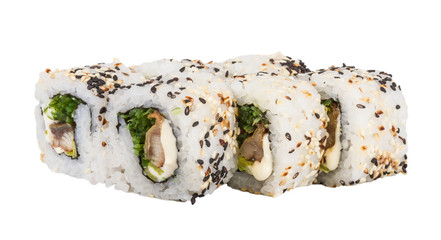 Japanese traditional Cuisine - Maki Roll with Nori , Cream Chees