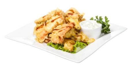Salmon Tempura , Japanese Food