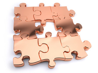 copper jigsaw