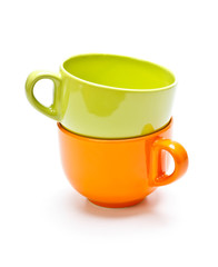 Two color cups