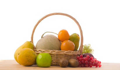 group on fruits on basket