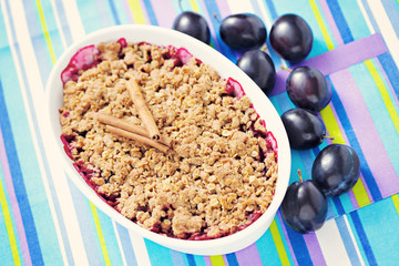baked plums