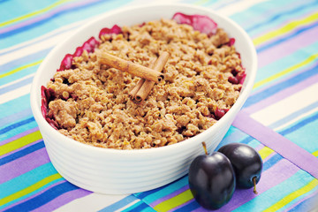 baked plums