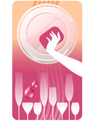 Etichetta detersivo piatti - Aceto