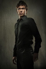 Fototapeta premium Portrait of a young businessman standing