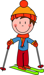 ski garçon