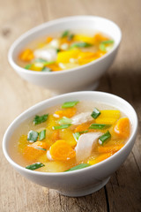 chicken soup with vegetables