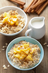 cereal with caramelized apple