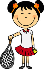 tennis fille
