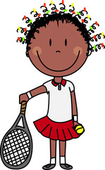 tennis fille