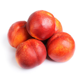 Nectarines isolated