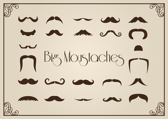 Moustaches collection