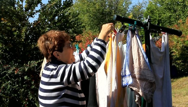 etendre le linge