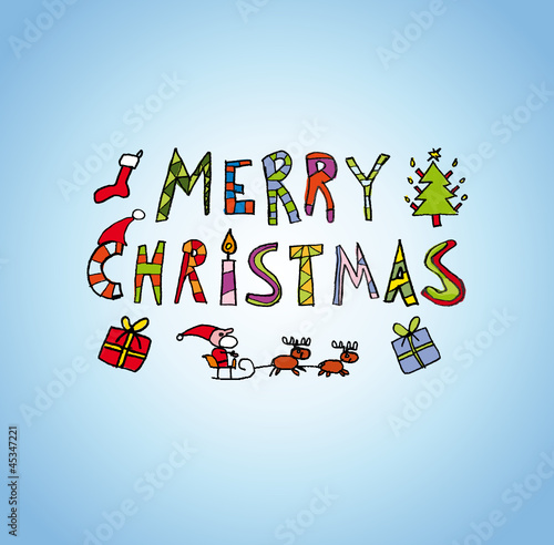 &quot;Merry Christmas Card&quot; Stockfotos und lizenzfreie Vektoren auf Fotolia