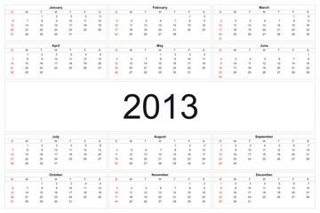 Calendar 2013