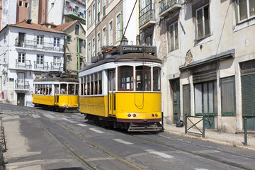 Fototapeta na wymiar Lisboa Tramwaj