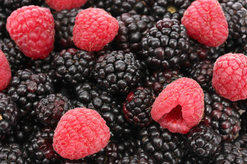background of beautiful berries