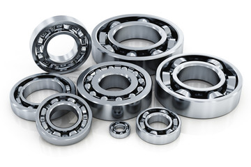 Collection of ball bearings
