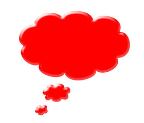 red speech bubble