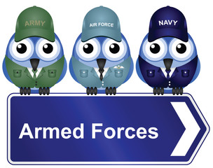 Armed Forces Sign