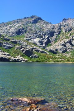 les eaux claires du lac de melo