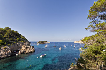 Naklejka premium Port de San Miquel, Ibiza