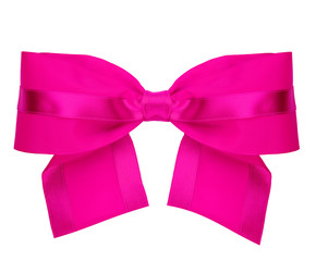 Fuchsia gift bow.