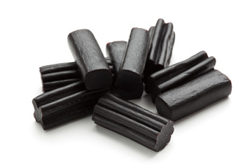 liquorice candy isolated