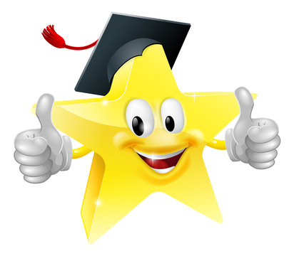 Graduate star mascot