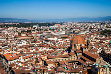 Fototapeta na wymiar Florencja widok panoramiczny
